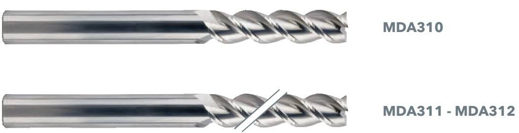 Фреза MDA311 MM10 L100 3F 55°ALU CARBIDE OSAWA