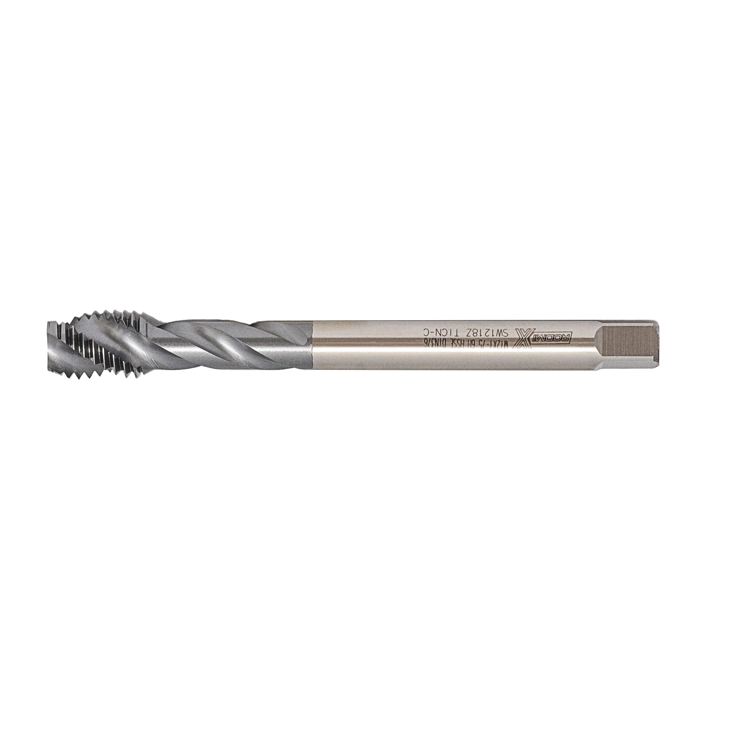 Метчик машинный M04x0,7 (HSS-Е + TICN-С) DIN 371, 6H, R, спиральный