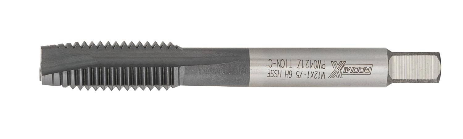 Метчик машинный M10x1,5 (HSS-Е + TICN-С) DIN 371, 6H, R, прямой