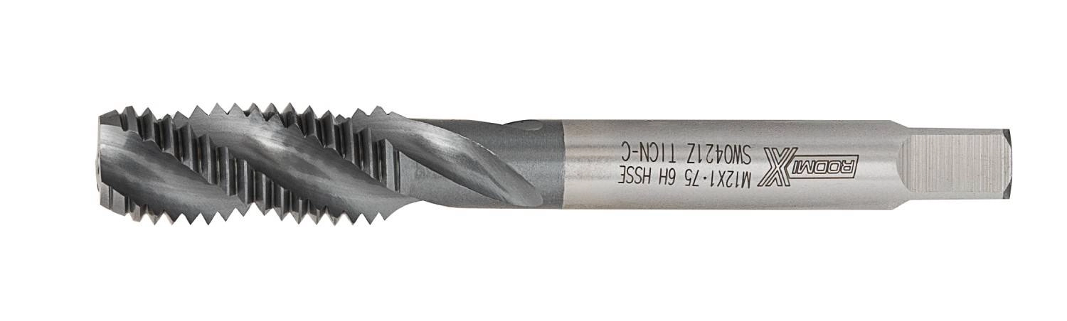 Метчик машинный M 2,5х0,45 (HSS-E + TICN-C),ISO, 6H,R, спиральный